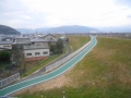 220102自転車道を見下ろしつつ京都へ移動