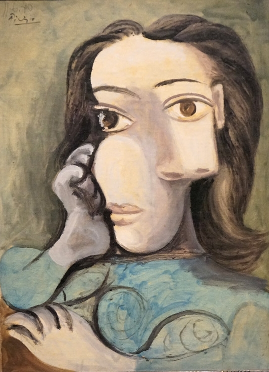 20221206　ピカソ展　女の肖像　1940　19㎝ _DSC7159