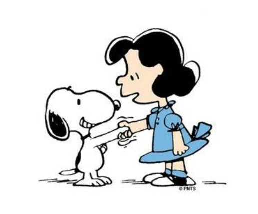 lucy and snoopy