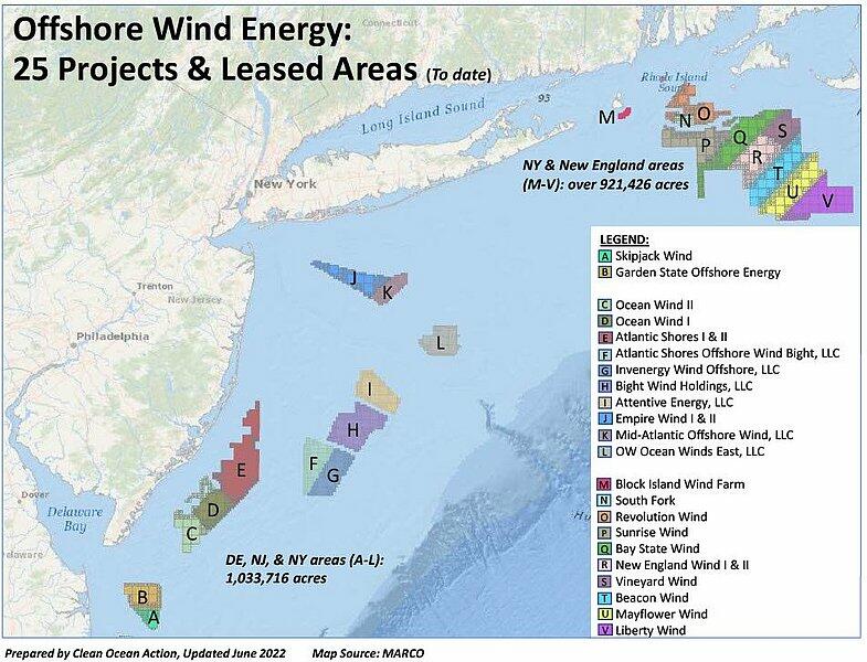 offshore wind NJ NY projects