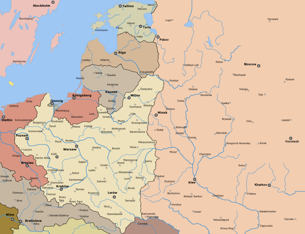 ポーランド回廊と周辺の状況
