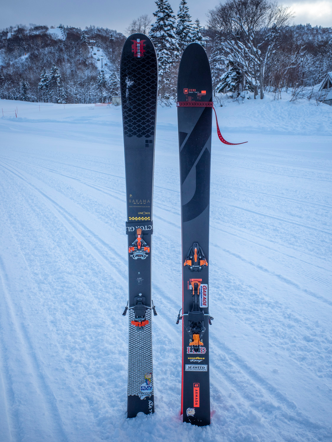 山スキー(板：アトミック ビンディング：ディアミール) ケース、スキー