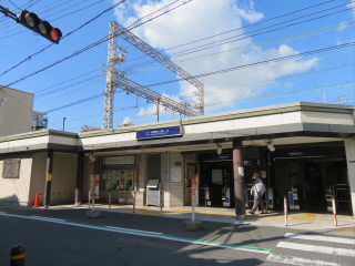 大阪京阪電車土居駅