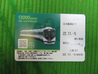 京阪電車大阪・京都１日観光チケット