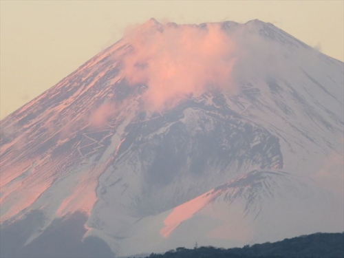 2023.01.05　夕方4時半過ぎの富士山♪