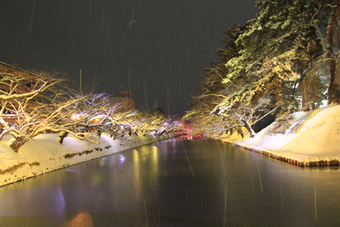 弘前公園冬のライトアップ2022-9