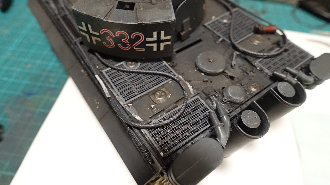 タミヤのミリタリーミニチュアシリーズ No.216 ドイツ軍 ティーガー戦車 その６