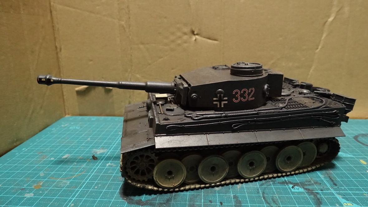 タミヤのミリタリーミニチュアシリーズ No.216 ドイツ軍 ティーガー戦車 その１